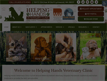 Tablet Screenshot of helpinghandsvet.com